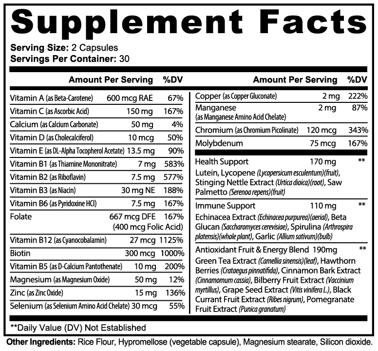 Delta Performance Lab Daily Multivitamin