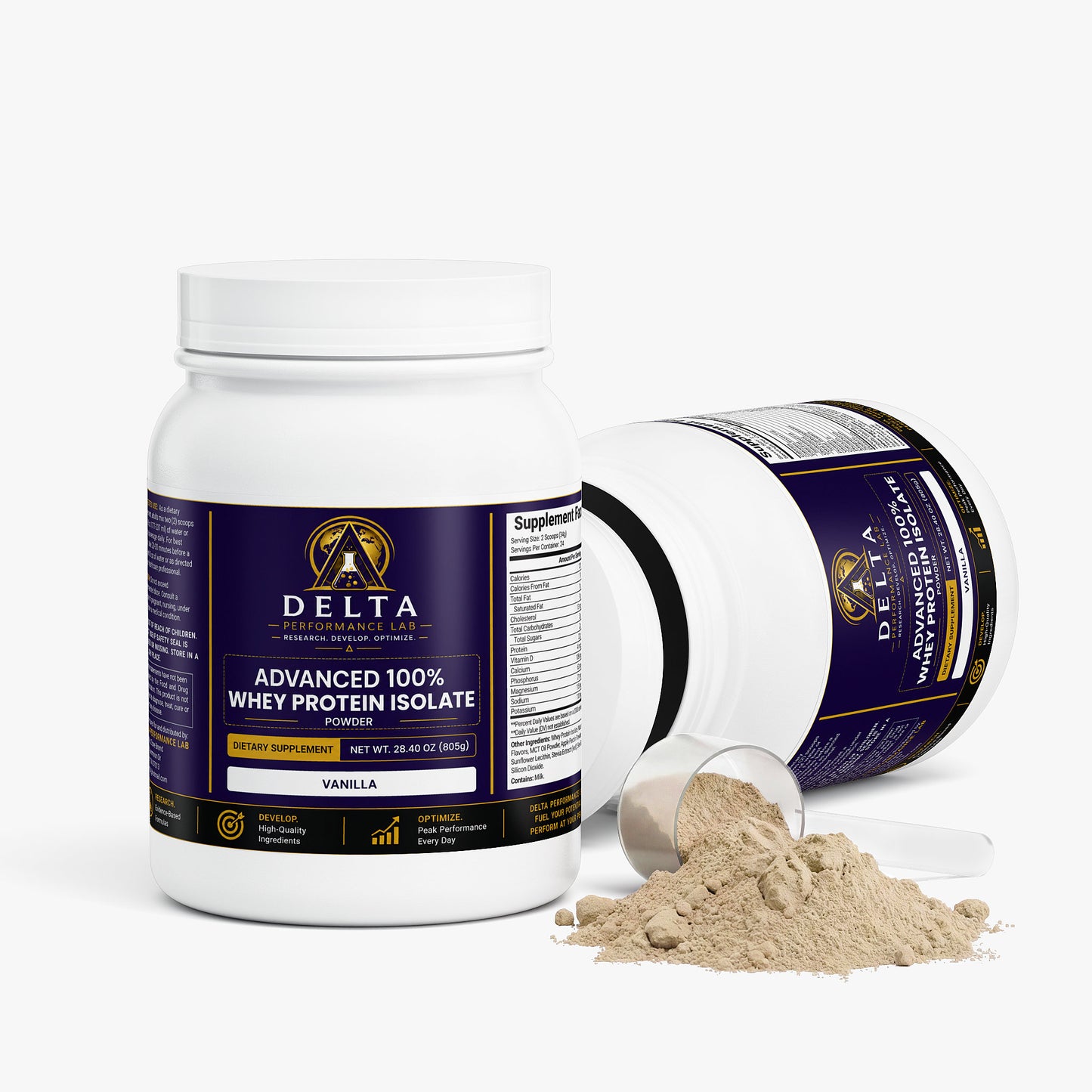 Advanced 100% Whey Protein Isolate (Vanilla)