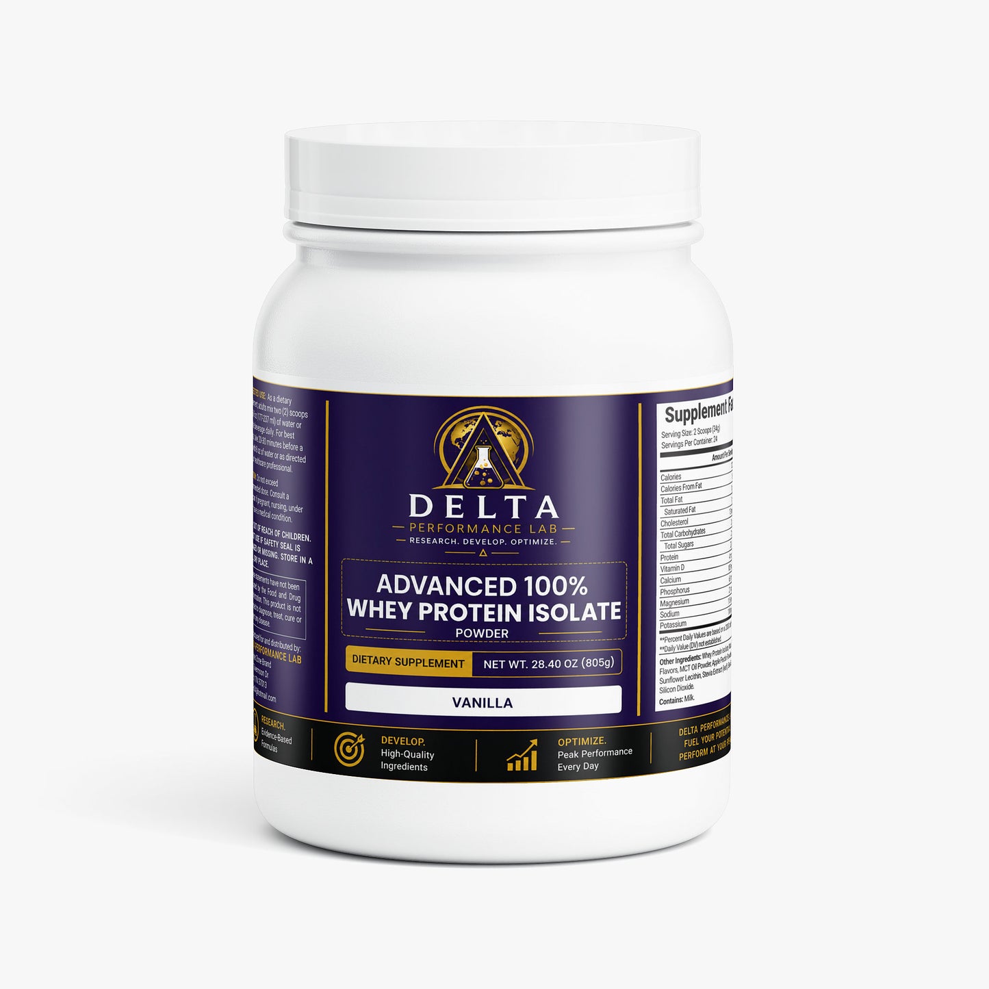 Advanced 100% Whey Protein Isolate (Vanilla)