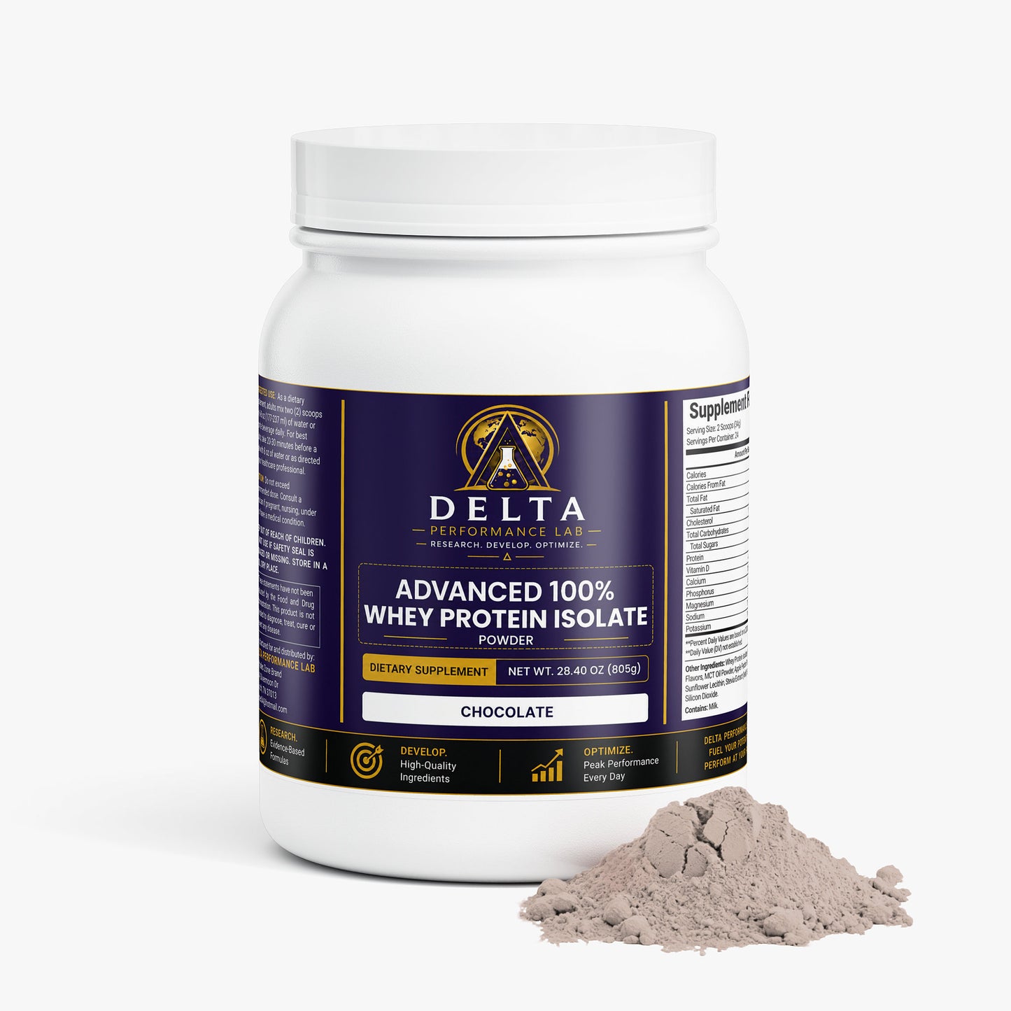 Advanced 100% Whey Protein Isolate (Chocolate)
