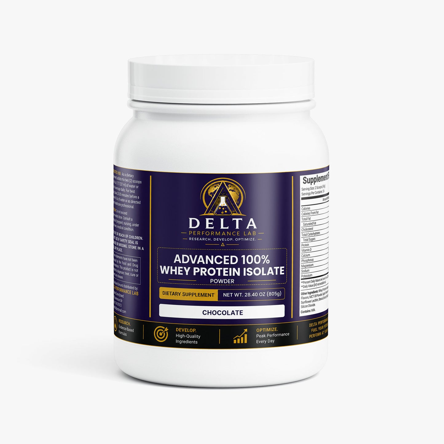 Advanced 100% Whey Protein Isolate (Chocolate)